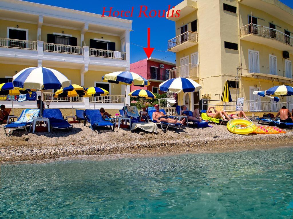 Pansion Roulis Hotell Moraitika Exteriör bild